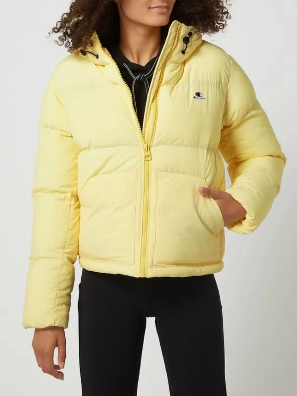 CHAMPION Steppjacke Mit Kapuze – Hellgelb 5
