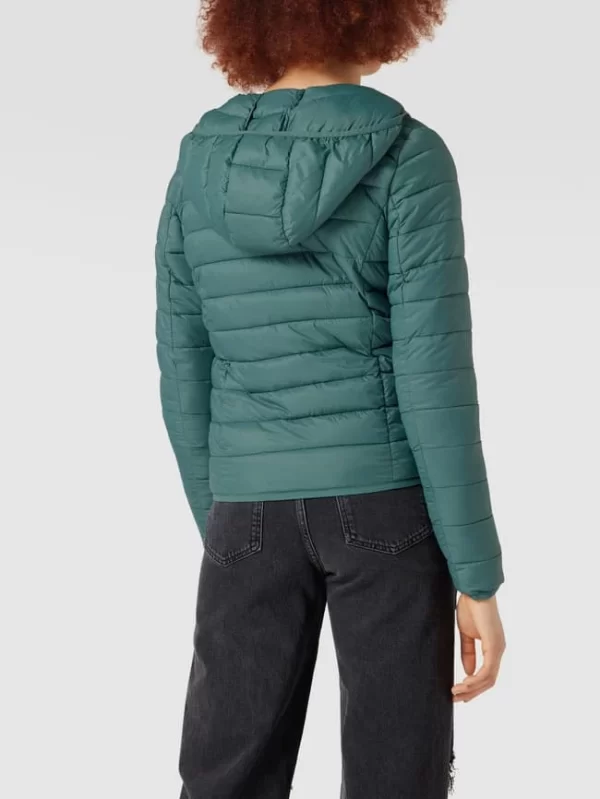 REVIEW Steppjacke Mit Seitlichen Eingrifftaschen – Petrol 6