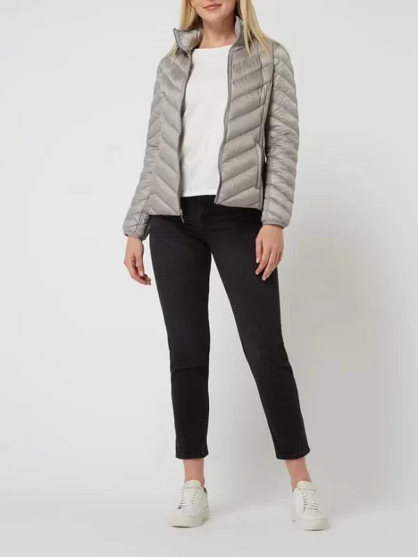 MICHAEL Michael Kors Light-Daunenjacke Mit Herausnehmbarer Kapuze – Silber 1