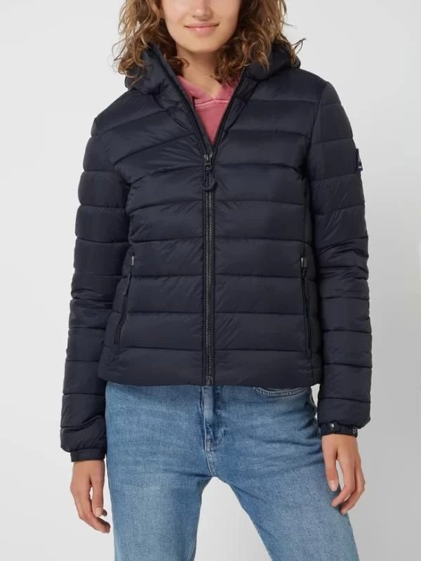 Superdry Steppjacke Mit Abnehmbarer Kapuze – Marineblau 5