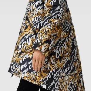 Versace Jeans Couture Steppjacke Mit Allover-Logo – Schwarz 11