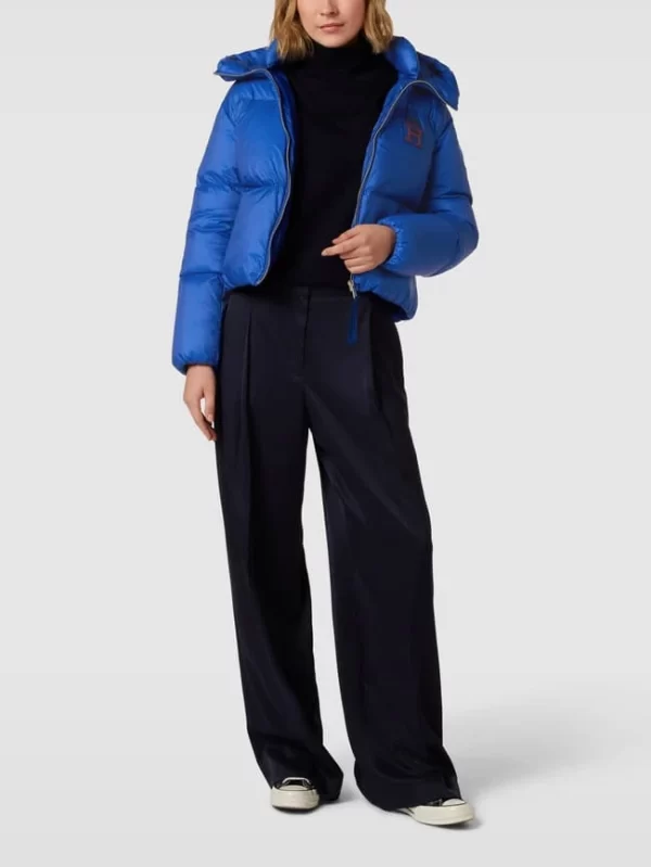 Tommy Hilfiger Daunenjacke Mit Label-Detail – Metallic Blau 1