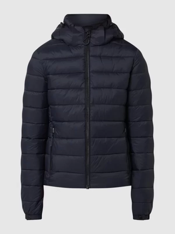 Superdry Steppjacke Mit Abnehmbarer Kapuze – Marineblau 3