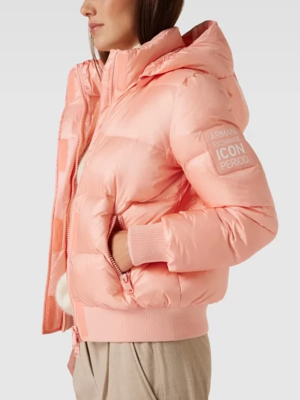 ARMANI EXCHANGE Daunenjacke Mit Label-Patch – Rosé 4