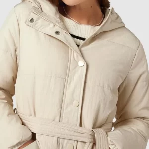 Pieces Steppjacke Mit Eingrifftaschen – Sand 11