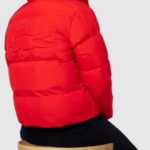 Lacoste Daunenjacke Mit Label-Detail – Rot 11
