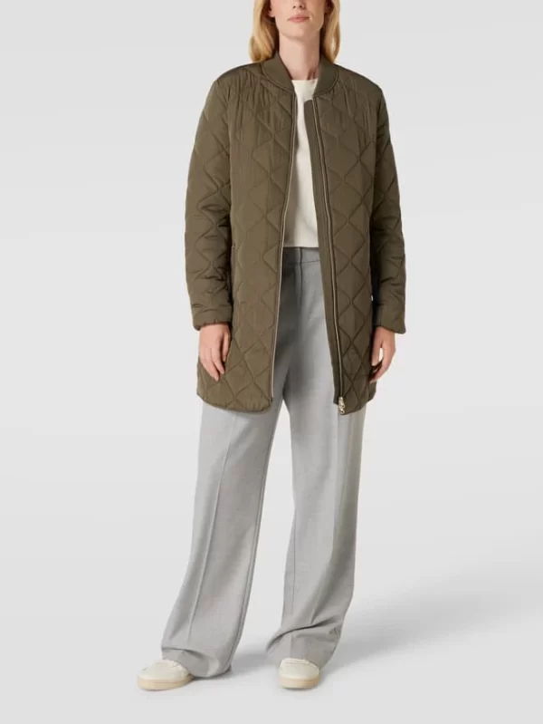 Christian Berg Woman Selection Steppjacke Mit Stehkragen – Khaki 1