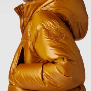 Tommy Hilfiger Daunenjacke Mit Kapuze – Gold 11