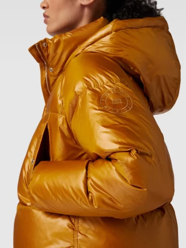 Tommy Hilfiger Daunenjacke Mit Kapuze – Gold 4