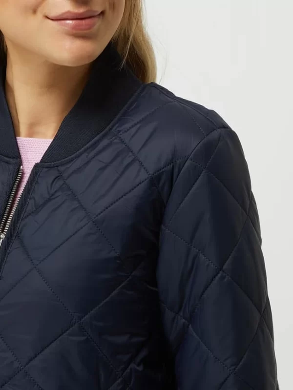 Esprit Collection Steppjacke Mit Stehkragen – Marineblau 4