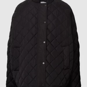 Jake*s Casual Steppjacke Mit Stehkragen – Schwarz 9