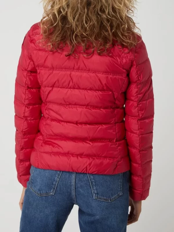 Blauer Usa Daunenjacke Mit Stehkragen – Pink 6
