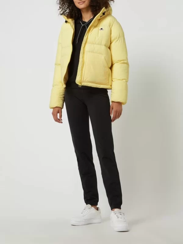 CHAMPION Steppjacke Mit Kapuze – Hellgelb 1