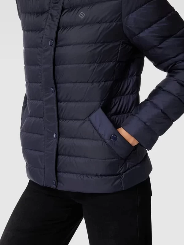 Gant Daunenjacke Mit Logo-Print Modell ‘Light Down Jacket’ – Marineblau 4