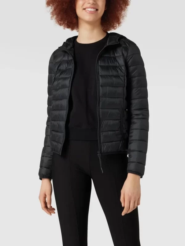 REVIEW Steppjacke Mit Seitlichen Eingrifftaschen – Schwarz 5