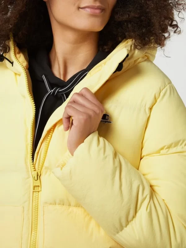 CHAMPION Steppjacke Mit Kapuze – Hellgelb 4