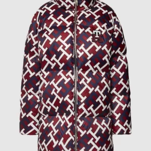 Tommy Hilfiger Daunenjacke Mit Allover-Muster Modell ‘MONOGRAM’ – Bordeaux Rot 9