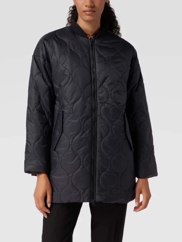 FREE/QUENT Steppjacke Mit Seitlichen Eingrifftaschen Modell ‘Prima’ – Schwarz 5