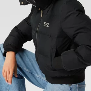 EA7 Emporio Armani Steppjacke Mit Label-Print Modell ‘GIUBOTTO’ – Schwarz 11