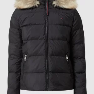 Tommy Hilfiger Daunenjacke Mit Webpelz – Schwarz 9