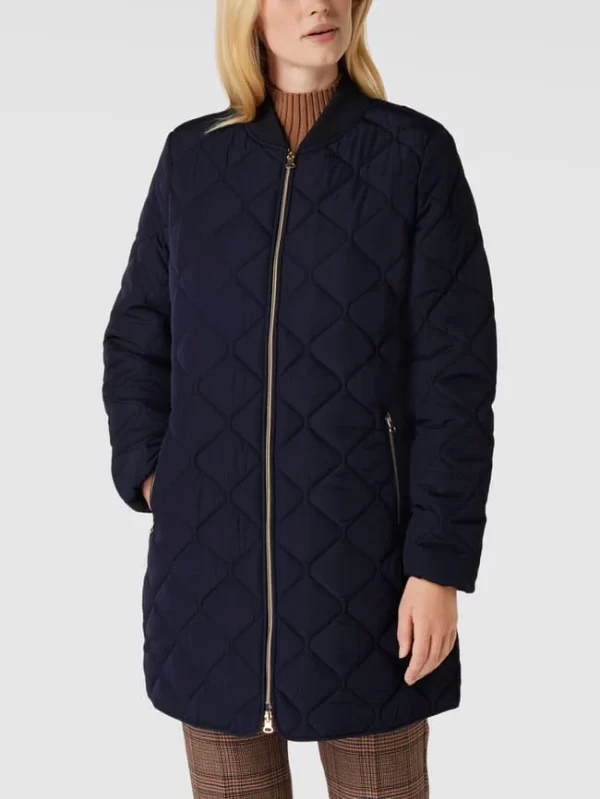 Christian Berg Woman Selection Steppjacke Mit Stehkragen – Dunkelblau 5