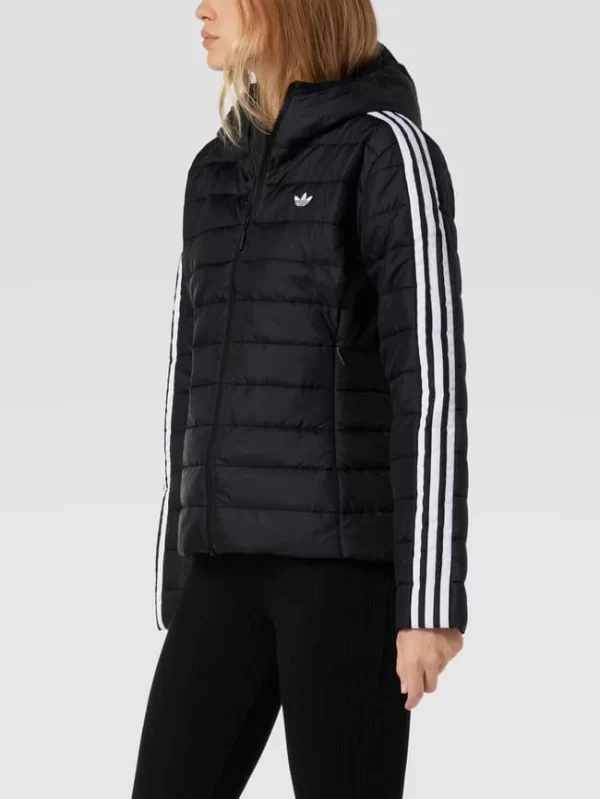Adidas Originals Steppjacke Mit Kapuze Modell ‘SLIM JACKET’ – Schwarz 5