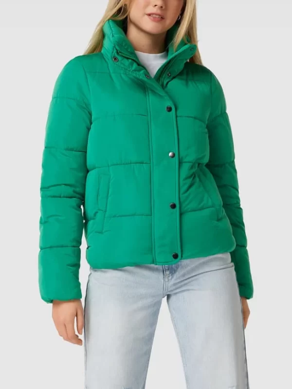 Only Steppjacke Mit Stehkragen Modell ‘COOL’ – Gras Grün 5