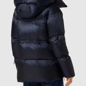 Windsor Daunenjacke Mit Label-Details – Marineblau 15