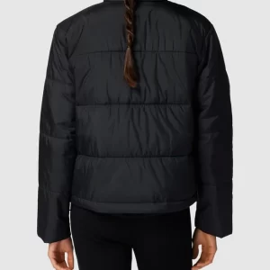 Adidas Originals Steppjacke Mit Kontraststreifen – Schwarz 15