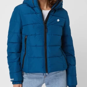 Superdry Steppjacke Mit Label-Stitching Modell ‘SPIRIT’ – Petrol 13