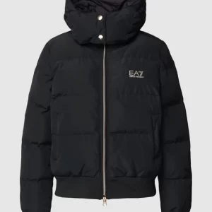 EA7 Emporio Armani Steppjacke Mit Label-Print Modell ‘GIUBOTTO’ – Schwarz 9