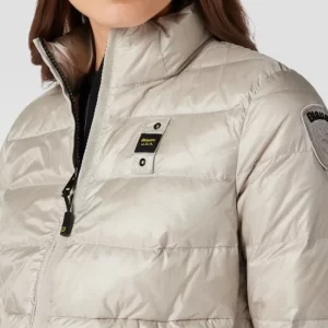 Blauer Usa Daunenjacke Mit Brand-Detail – Kitt 11