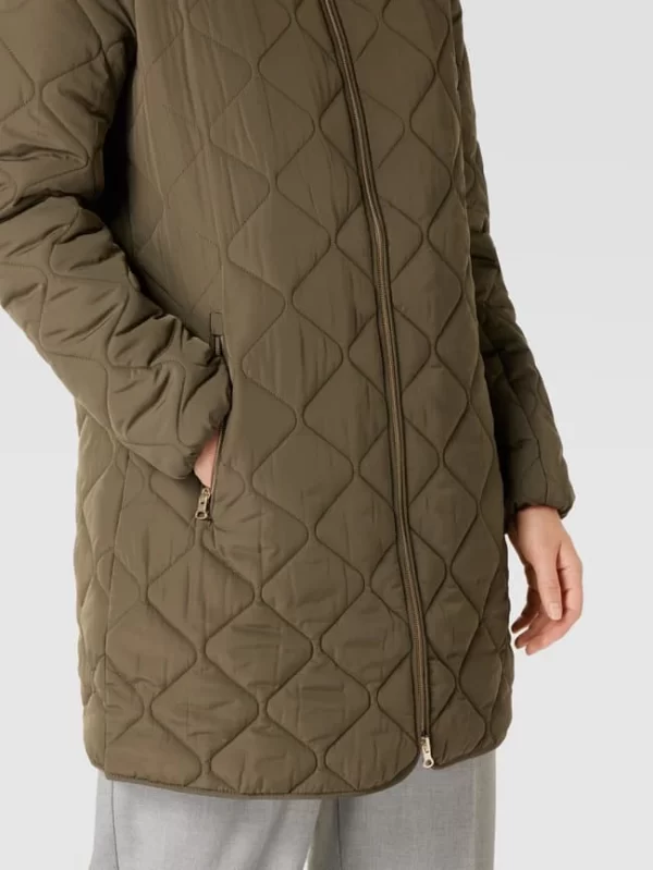 Christian Berg Woman Selection Steppjacke Mit Stehkragen – Khaki 4