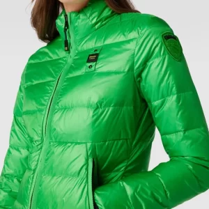 Blauer Usa Daunenjacke Mit Brand-Detail – Grün 11