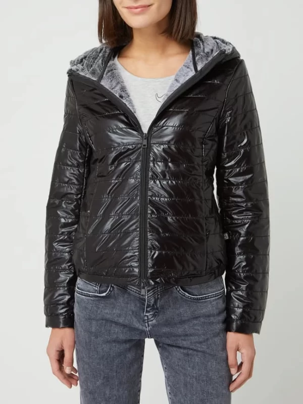 Freaky Nation Steppjacke Mit Kapuze – Schwarz 5
