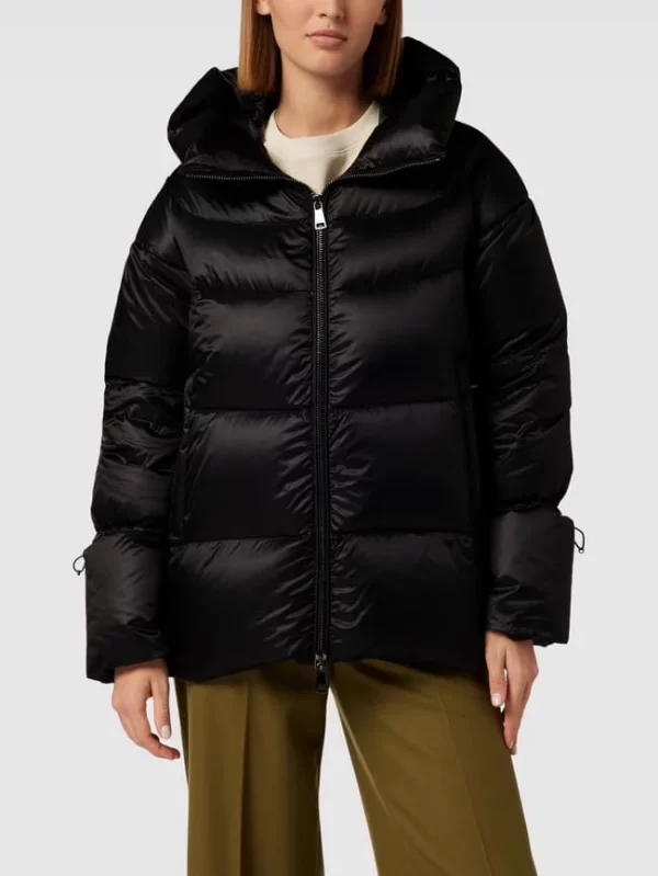 Windsor Daunenjacke Mit Label-Details – Schwarz 5