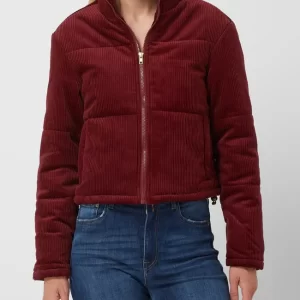 URBAN CLASSICS Jacke In Cord-Optik Modell ‘Puffer’ – Kirschrot 13