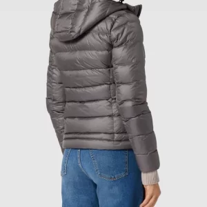 Blauer Usa Daunenjacke Mit Kapuze – Mittelgrau 15