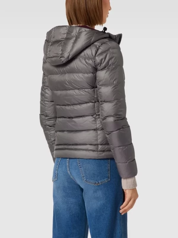 Blauer Usa Daunenjacke Mit Kapuze – Mittelgrau 6
