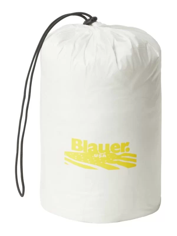 Blauer Usa Daunenjacke Mit Kapuze – Weiß 7