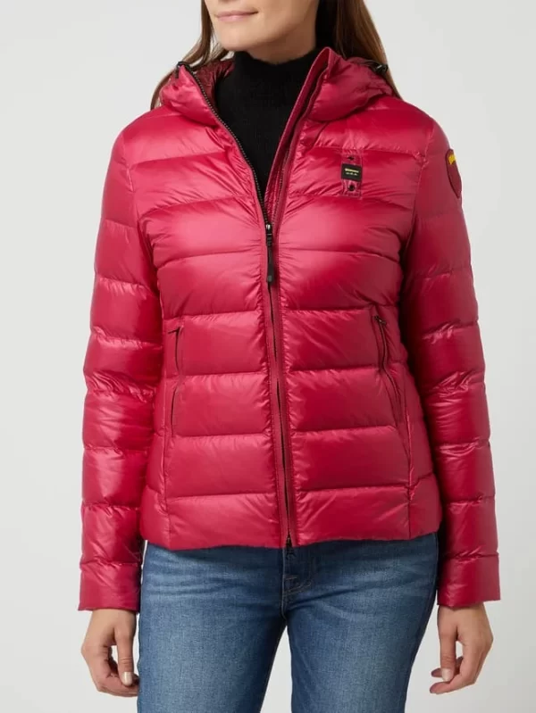 Blauer Usa Daunenjacke Mit Kapuze – Pink 5