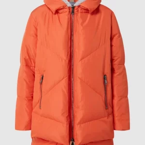 White Label Daunenjacke Mit Kapuze – Rostrot 9