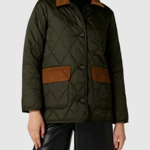 Barbour Steppjacke Mit Umlegekragen Modell ‘BRAGAR QUILT’ – Olivgrün 13