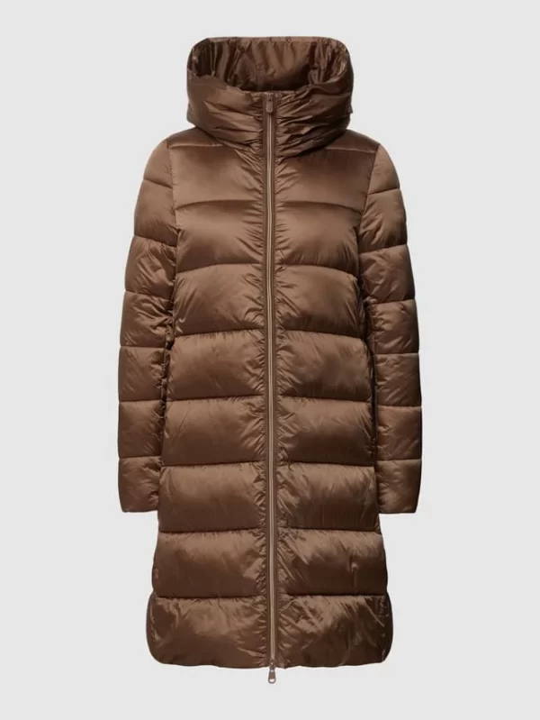SAVE THE DUCK Jacke Mit Label-Patch Modell ‘Lysa’ – Dunkelbraun 3
