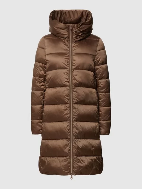 SAVE THE DUCK Jacke Mit Label-Patch Modell ‘Lysa’ – Dunkelbraun 3