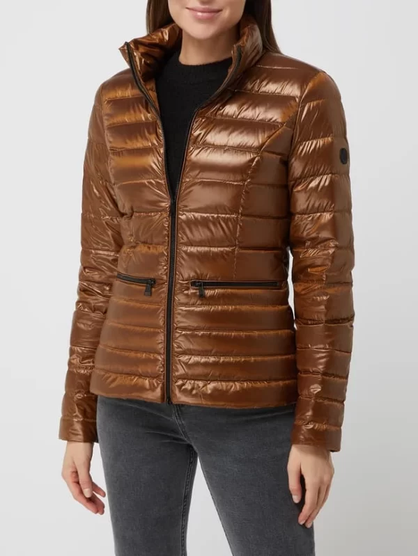 Beaumont Amsterdam Daunenjacke Mit Stehkragen – Cognac 5
