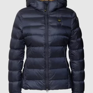 Blauer Usa Daunenjacke Mit Kapuze – Dunkelblau 9