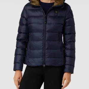 Blauer Usa Daunenjacke Mit Kapuze – Dunkelblau 13