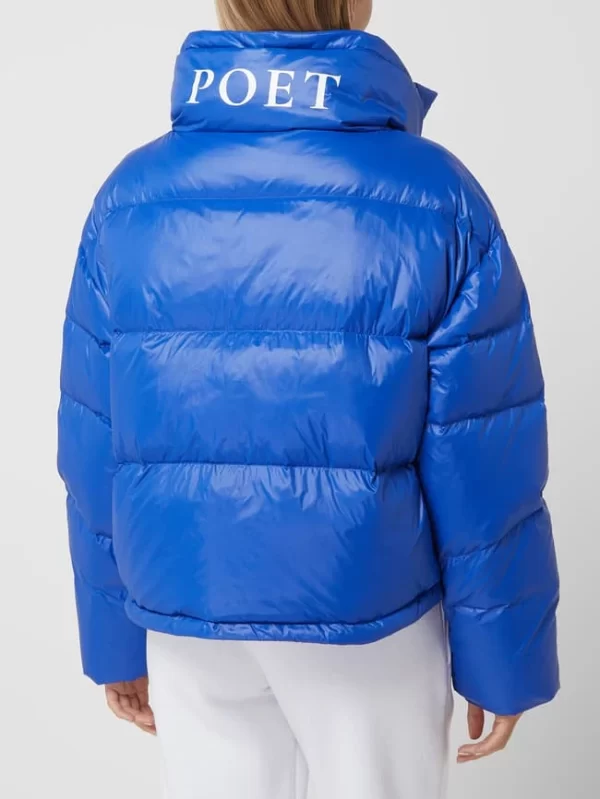 YOUNG POETS SOCIETY Daunenjacke Mit überschnittenen Schultern Modell ‘Mayla’ – Royalblau 6