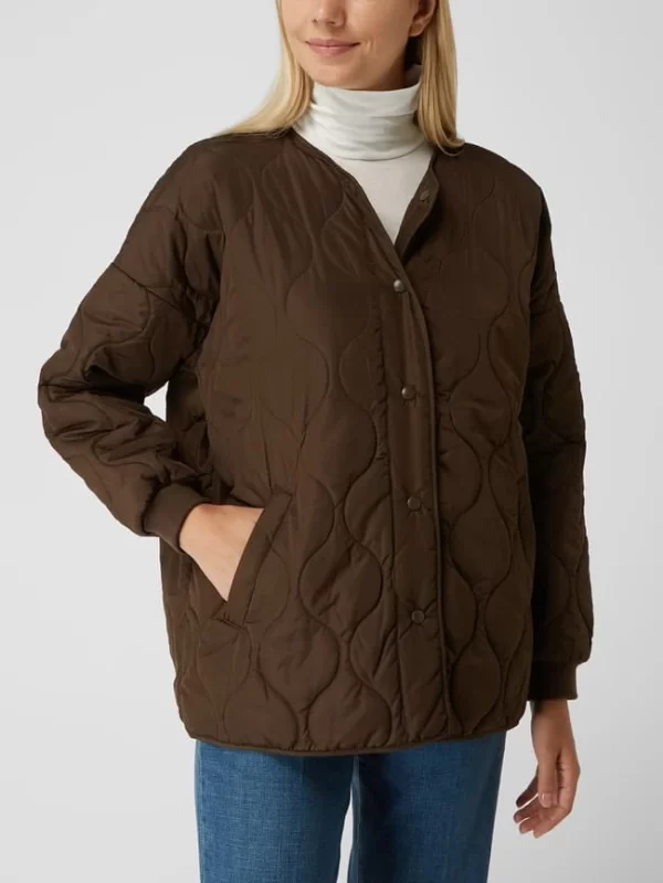 Noisy May Oversized Steppjacke Mit Wattierung Modell ‘Feline’ – Haselnuss Braun 5